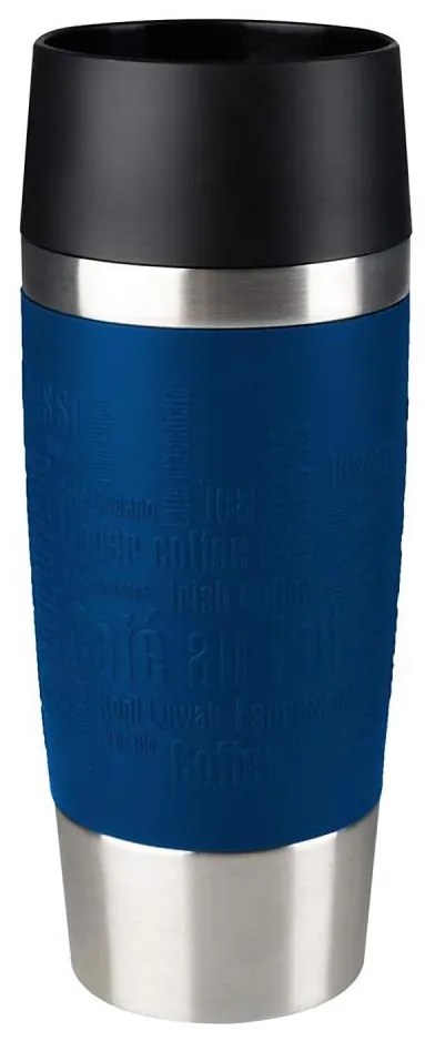 Tefal - Kubek podróżny 360 ml TRAVEL MUG stal nierdzewna/ciemnoniebieski