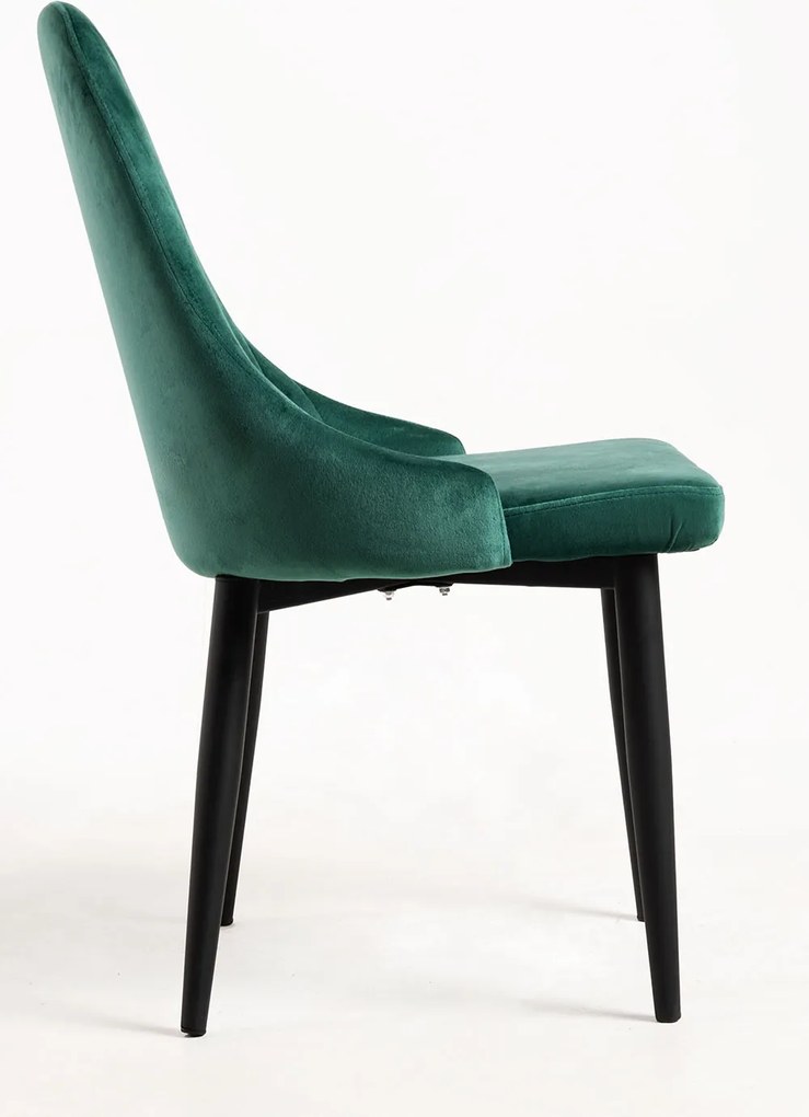 Zestaw 4 Krzese Kan Aksamitne