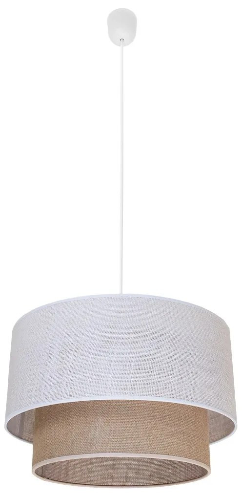 Lampa wisząca naturalna, boho BUENO 1xE27