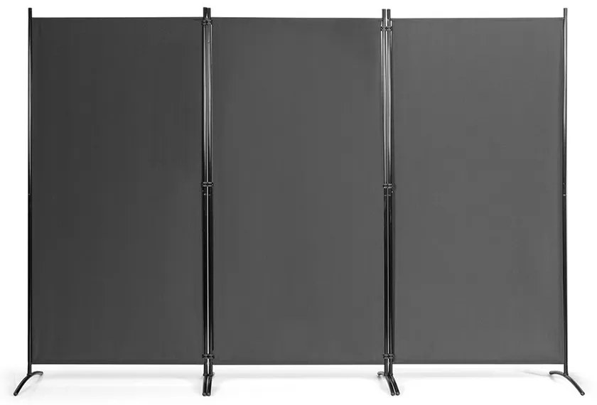 Mobilny dzielnik przestrzeni szary, 260x180cm