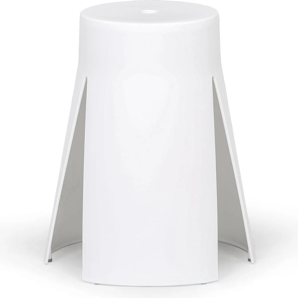 Plastikowy stołek RIKO, biały