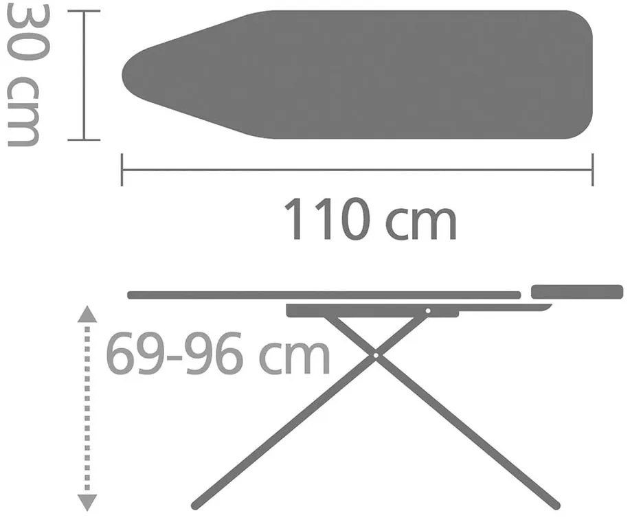 Deska do prasowania Denim Black A – Brabantia