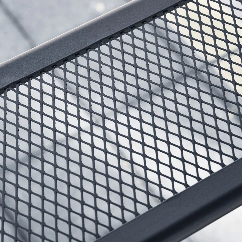 Outsunny pawilon grillowy z podwójnym dachem hamujący płomienie szary 245x148x255 cm Aosom PL