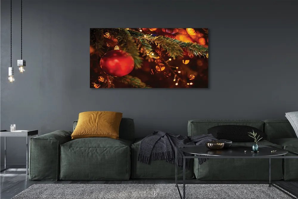 Obraz drukowany na płótnie Bombka