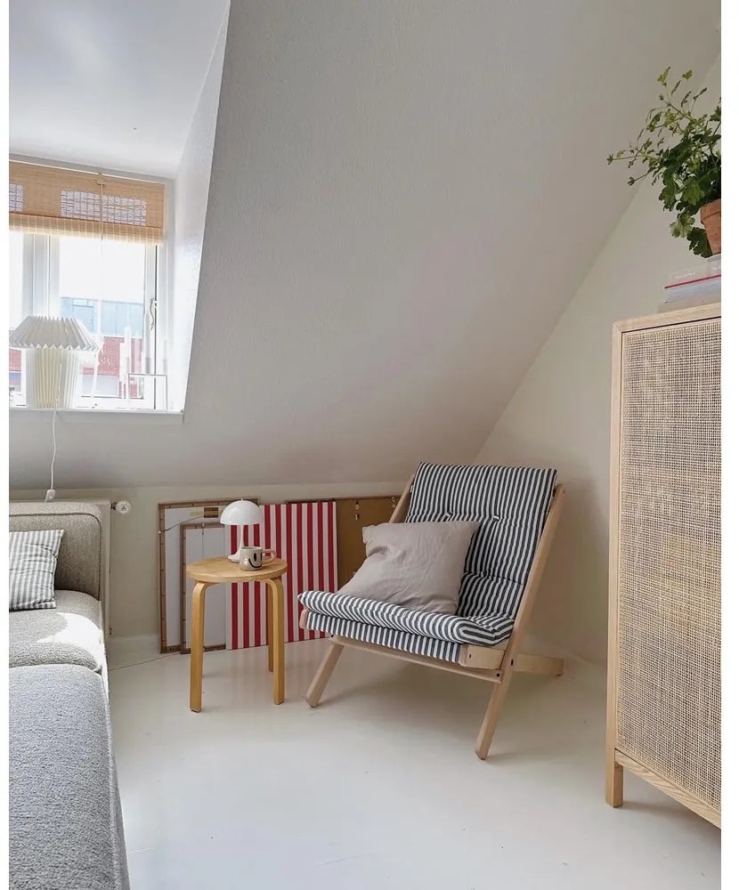 Fotel biały/jasnoniebieski Boogie - Karup Design
