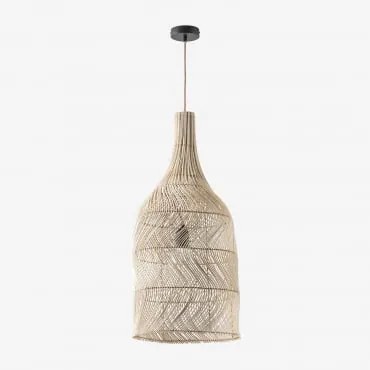 Wbudowana Lampa Sufitowa Zewnętrzna Miel - Czarna & ↑75 Cm Embid - Sklum