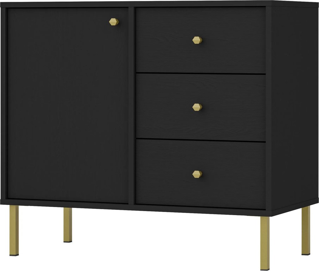 Komoda TORINO 84 cm do Salonu Sypialni Grafit