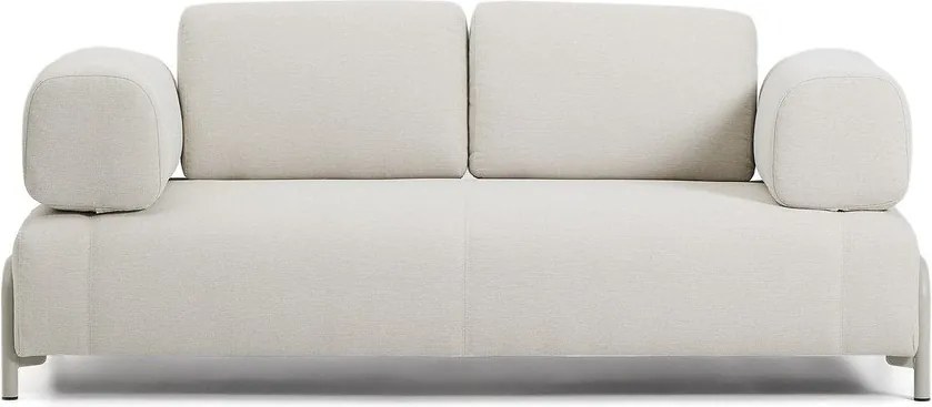 Beżowa sofa modułowa z tkaniny szenilowej 200 cm Compo – Kave Home