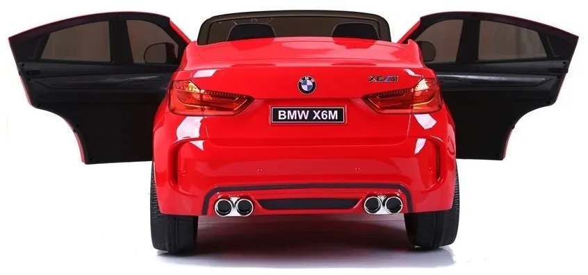 Auto na akumulator nowe bmw x6m czerwone