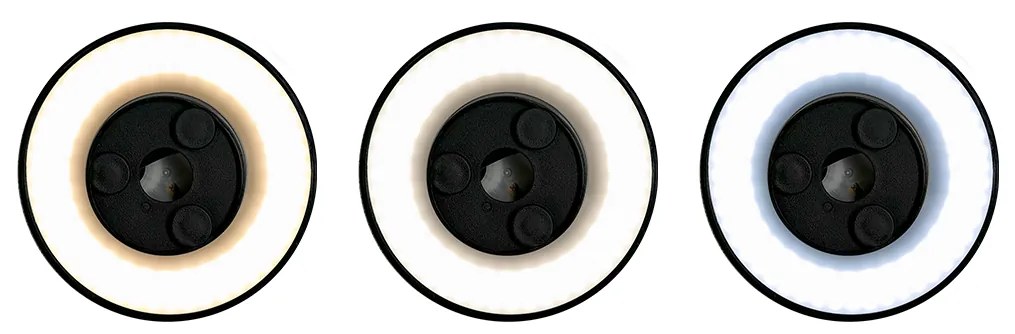 Kinkiet Wewnętrzny i Zewnętrzny 22 cm Disk 15W 3CCT IP65 Czarny