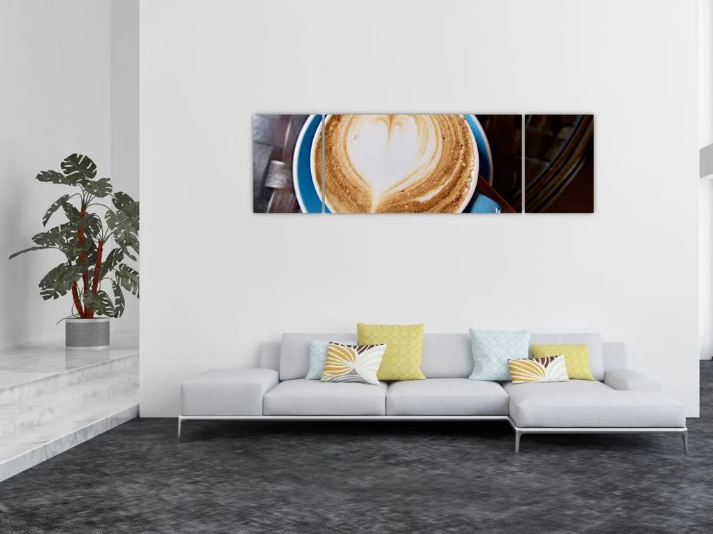 Obraz - Latte Art (170x50 cm)