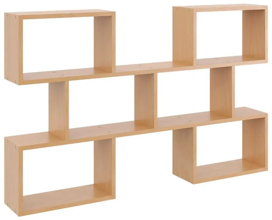 Nowoczesna półka ścienna w kolorze buk A4-S53