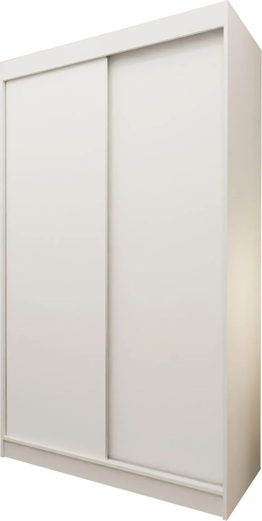Szafa Przesuwna SOFIA 120 cm Szafa Dwudrzwiowa Biała