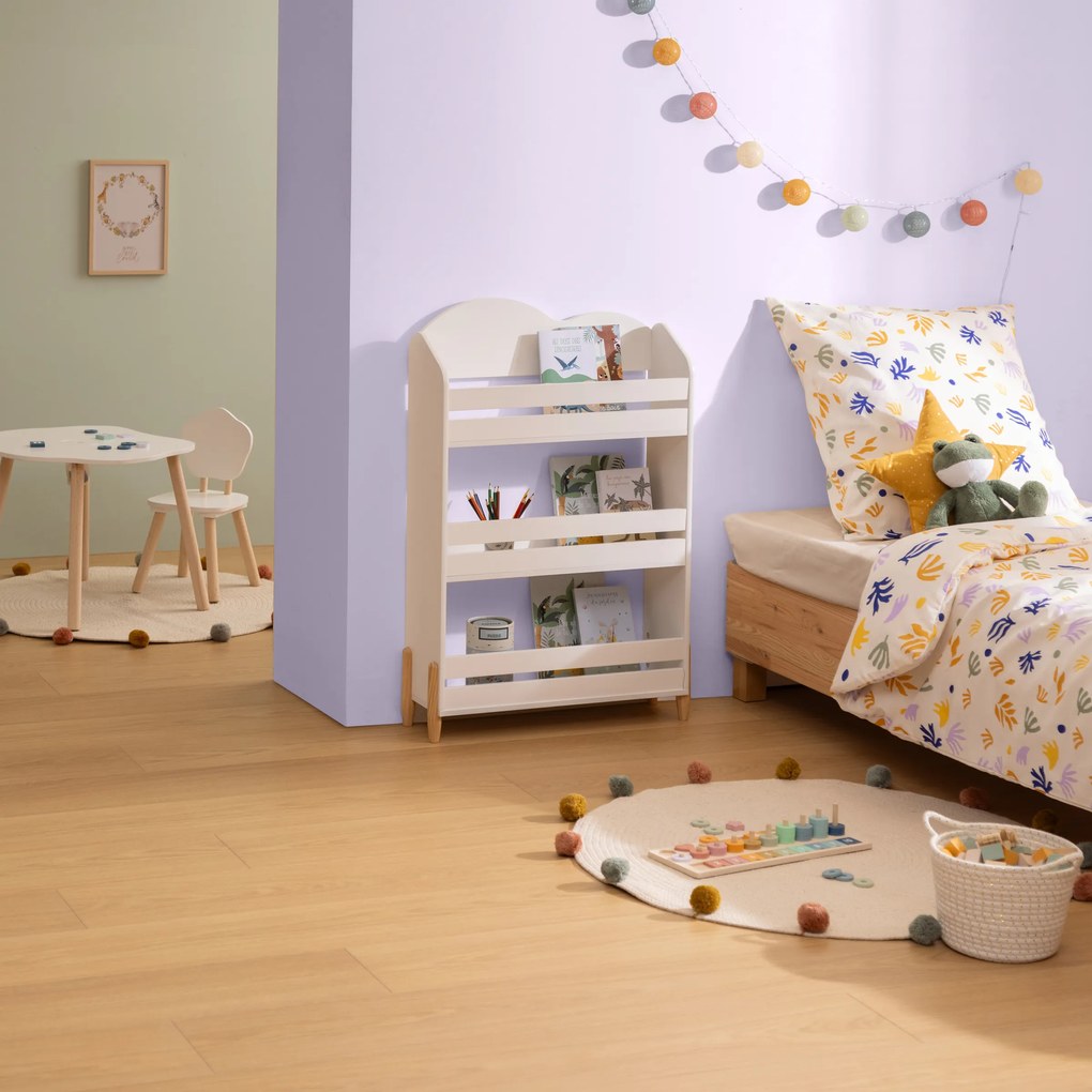 Biblioteczka dla dzieci FJELLA, 61,5 x 18,5 x 100 cm