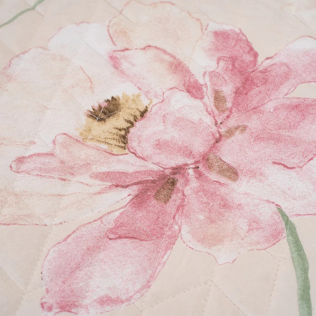 4Home Narzuta na łóżko Pink romance, 220 x 240 cm+ 2x 40 x 40 cm