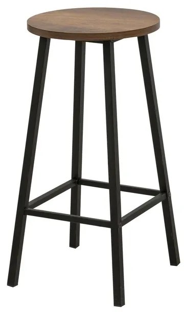 Stołek barowy Mola Barok Black