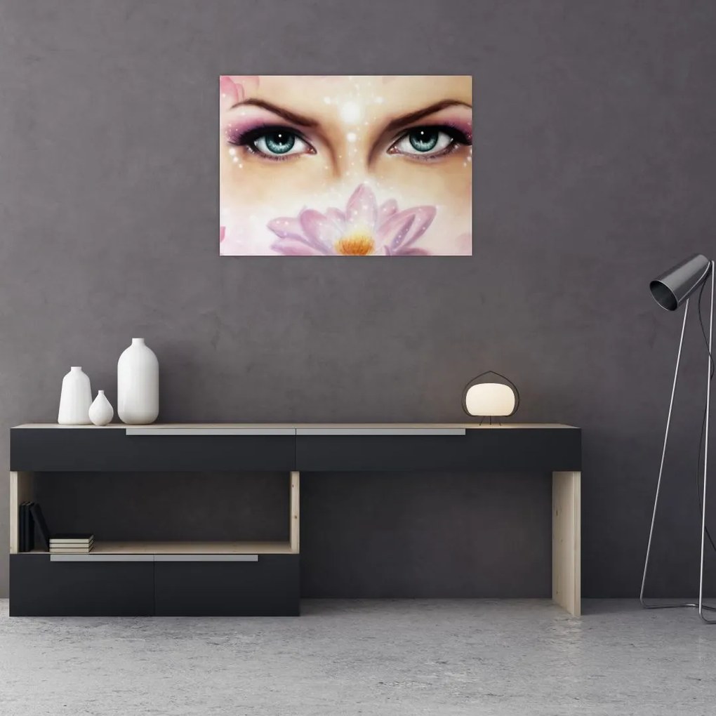 Obraz - Urocze oczy (70x50 cm)