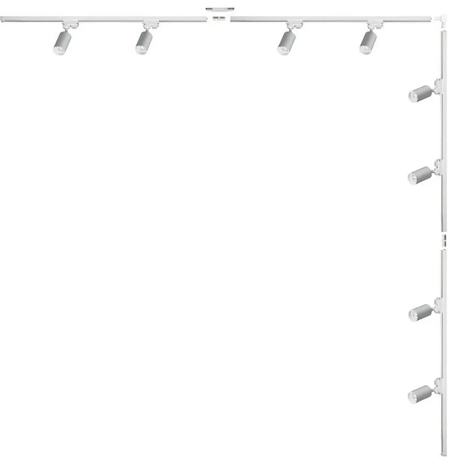 Zuma Line 3583 - Oprawa punktowa w systemie szynowym TUBE 8xGU10/35W/230V biała