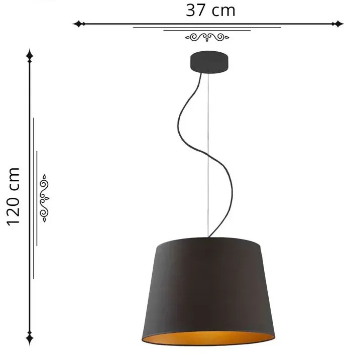 Żyrandol do kuchni na stalowym stelażu - G2-E38