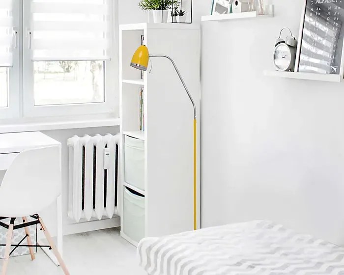Żółta dziecięca lampa podłogowa - S883 K4-C21
