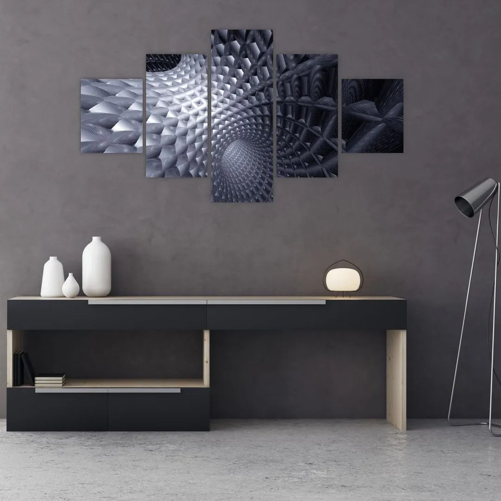Obraz - Abstrakcja 3D (125x70 cm)