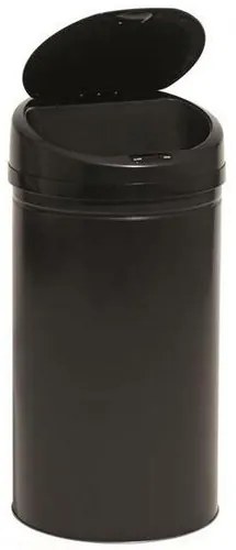 Brilanz Bezdotykowy kosz na śmieci Senzo 60 l, okrągły, czarny