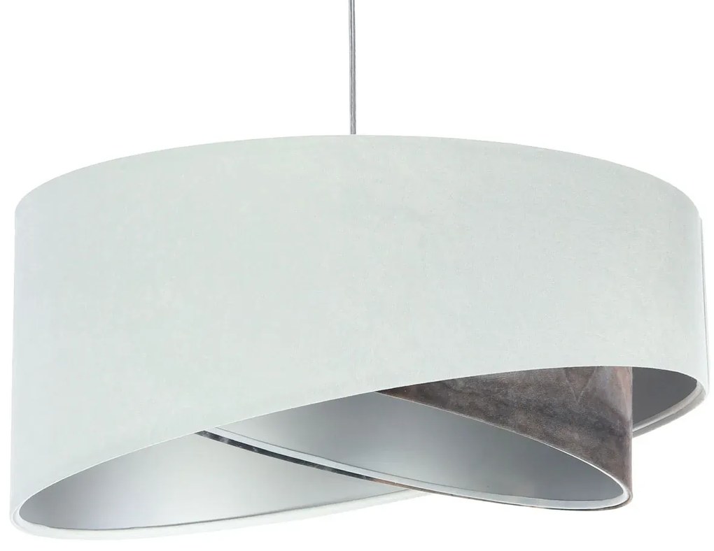 Minimalistyczna lampa wisząca welurowa N0-Z38