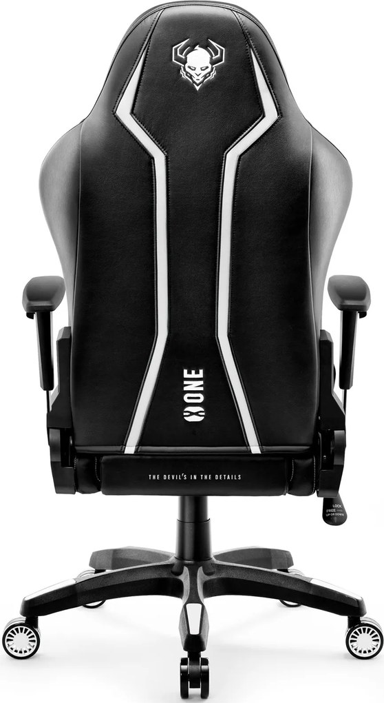 Fotel gamingowy Diablo X-One 2.0 Normal Size czarno-biały