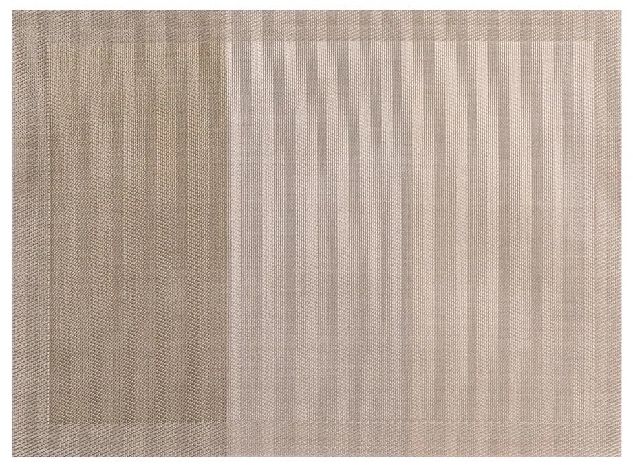 Brązowoszara mata stołowa Tiseco Home Studio Jacquard, 45x33 cm
