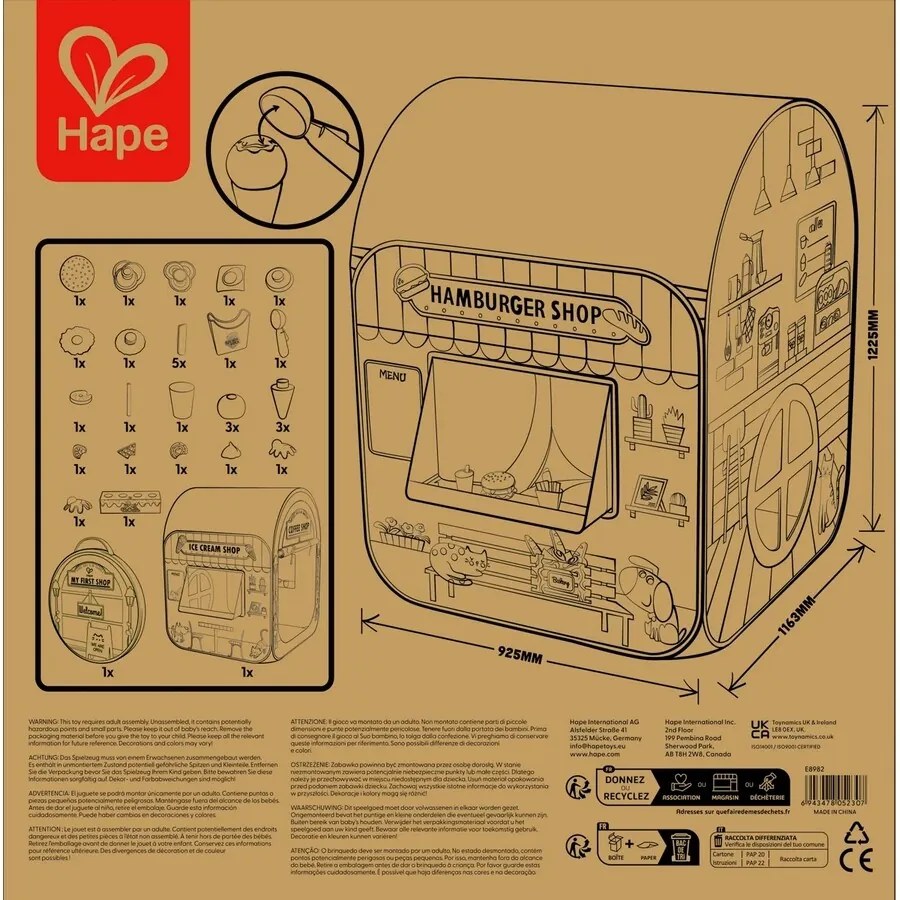 Hape Stoiska ulicznych sprzedawców