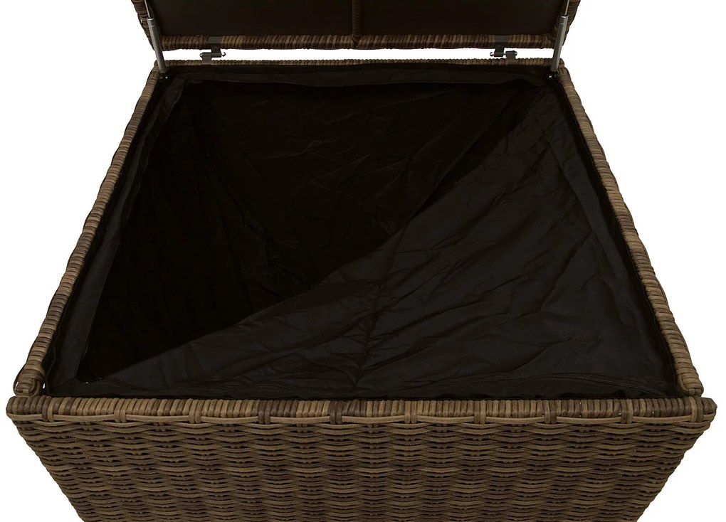 Rattanowy zestaw modułowy BORNEO LUXURY dla 5 osób (brązowy)