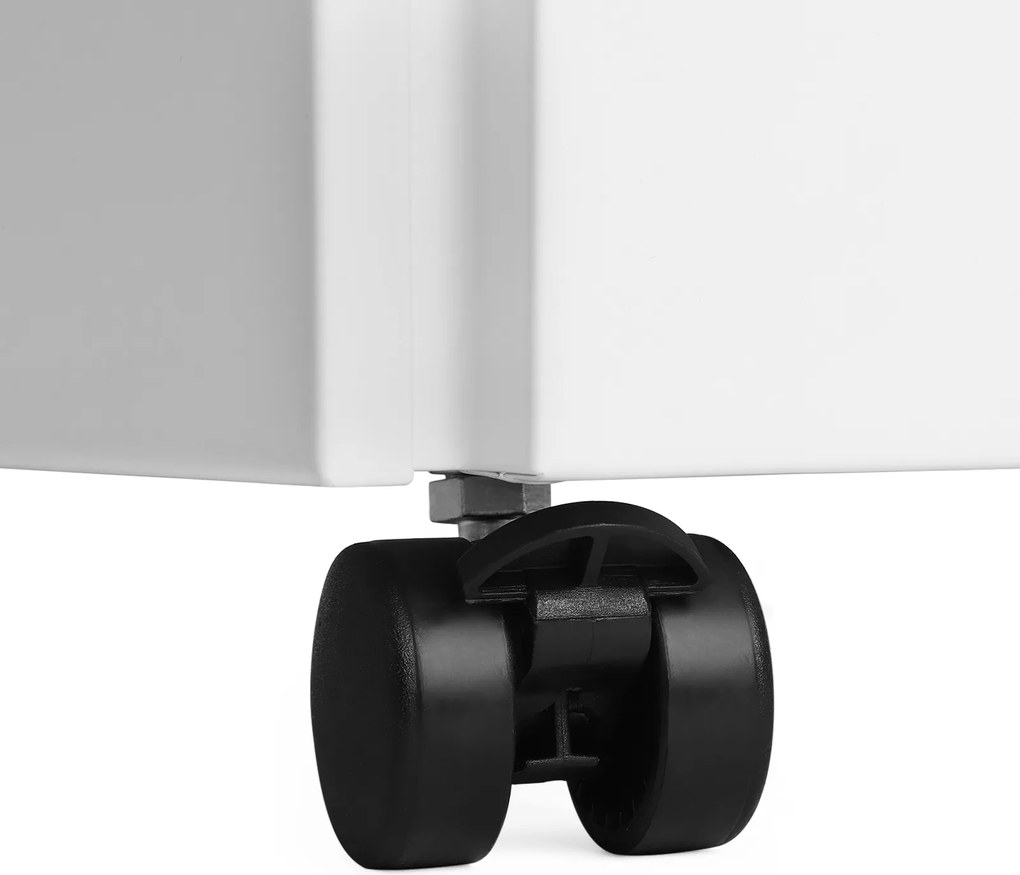 Szafka na Dokumenty Biała, Kontenerek, Na klucz - OFC60WT