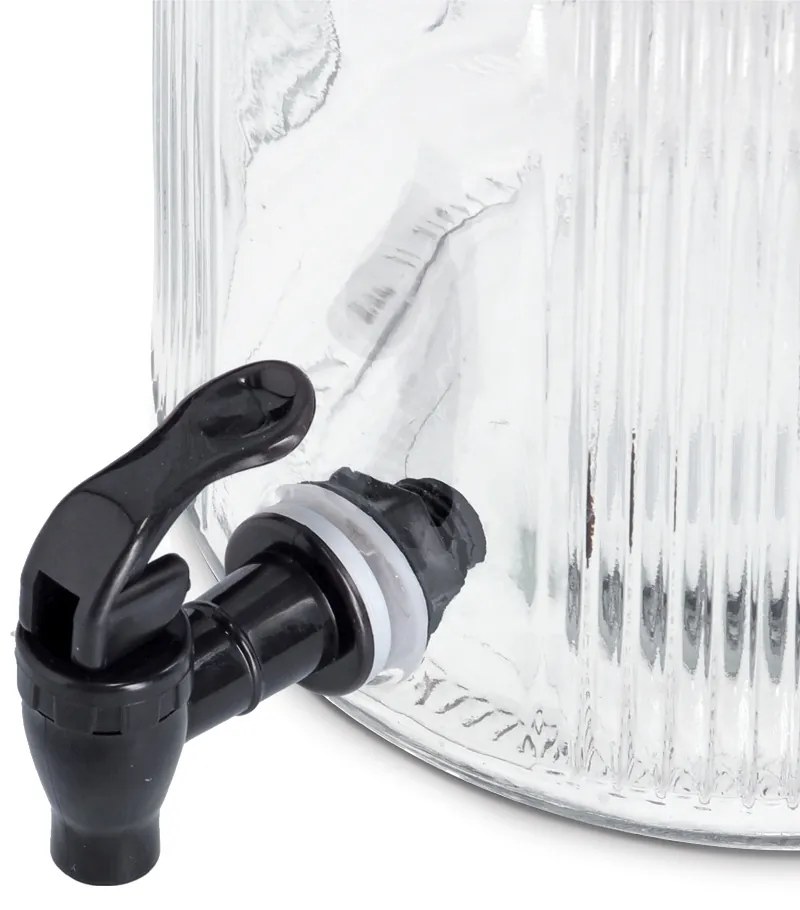 Szklany słoik z kranikiem KITCHEN ESSENTIALS, 3900 ml