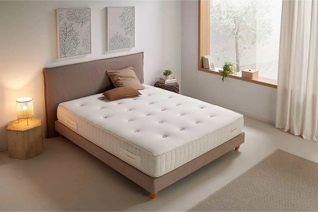 Materac Sprężyny kieszeniowe Supreme Sprężyny kieszeniowe, 90x190cm - Moonia