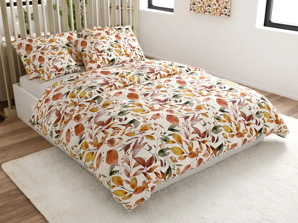PrzytulneMieszkanie.pl PrzytulneMieszkanie.pl Pościel z mikrofibry AUTUMN LEAVES kolorowe Rozmiar pościeli: 70 x 90 cm | 140 x 220 cm
