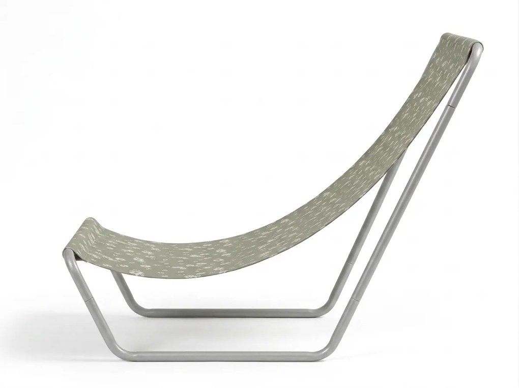 Składane leżak plażowy SAND FLOWERS, zielony