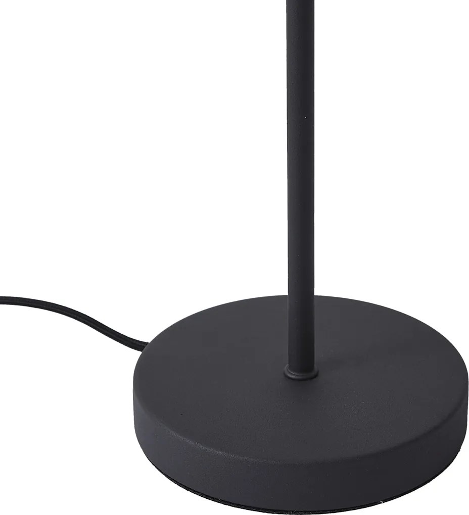 Nowoczesna lampa stołowa czarna ze złotem 1-światłowa - Magno