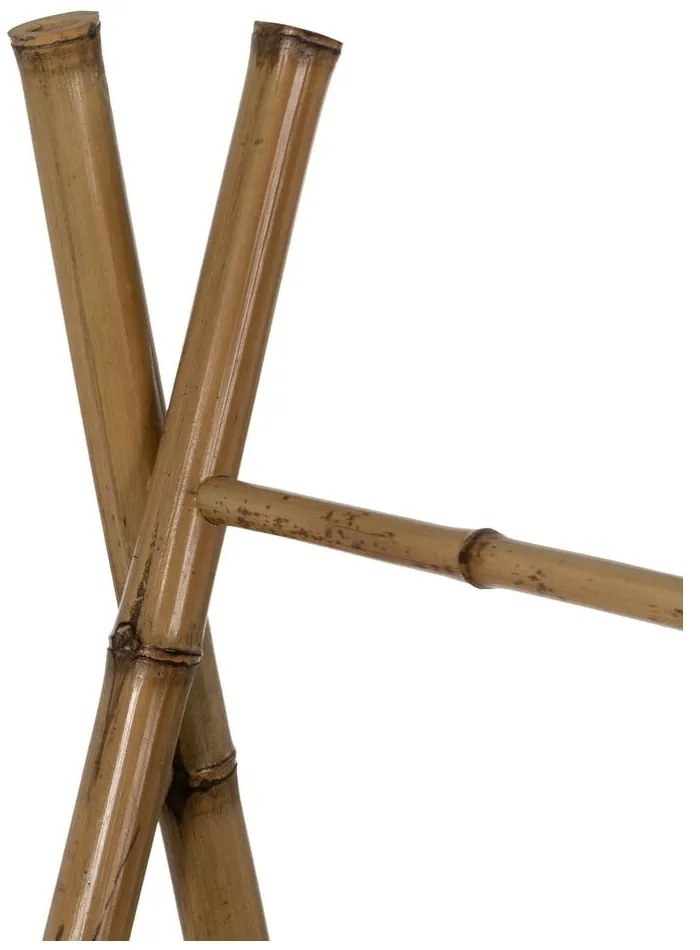 Bambusowy regał w naturalnym kolorze 78x165x40 cm Manali – Ixia
