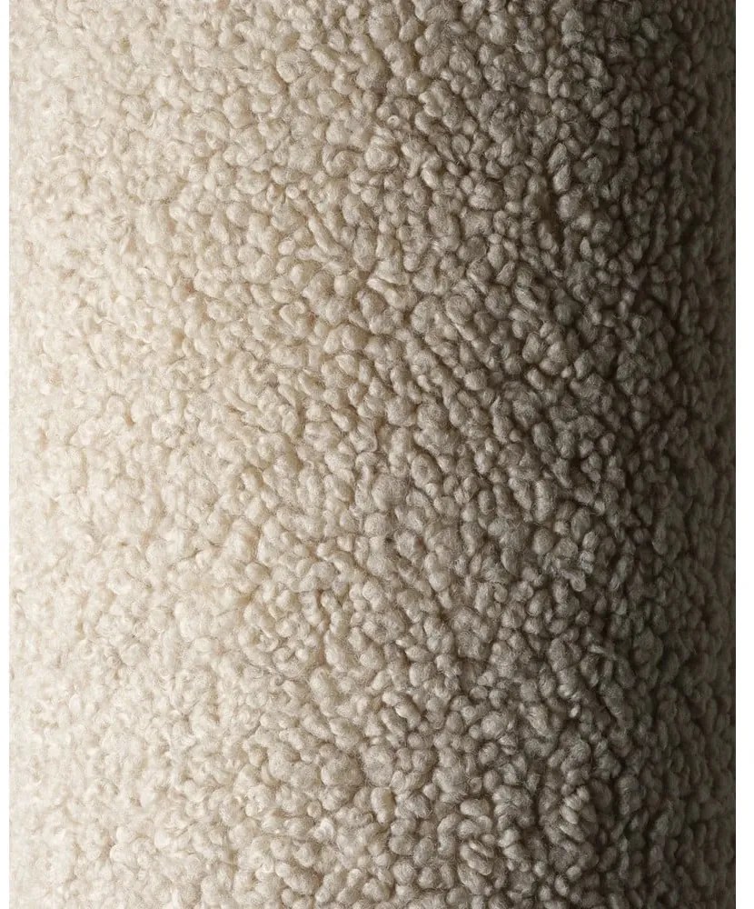 Jasnobrązowa poduszka na sofę dziecięcą z materiału bouclé Teddy Pouch – Wigiwama