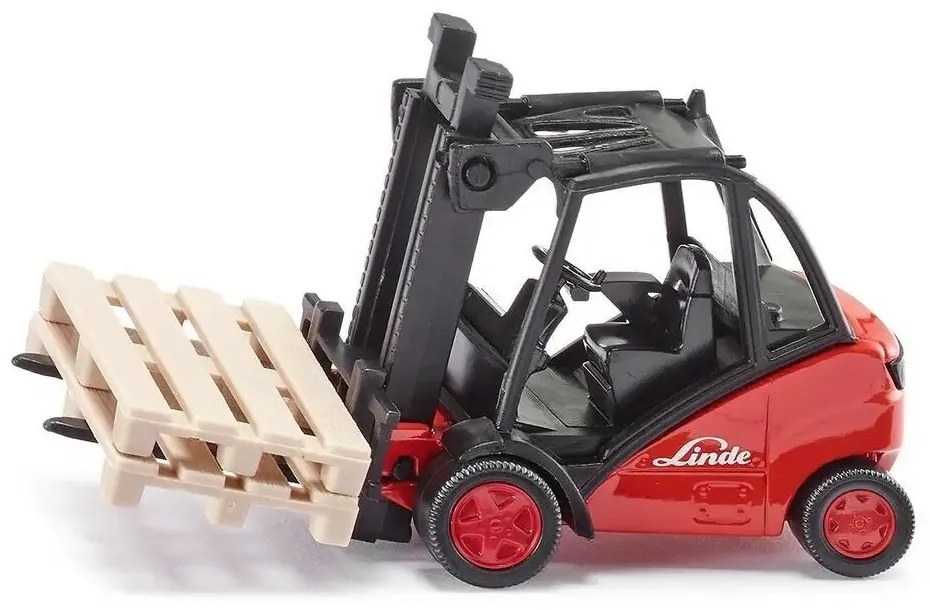 Bruder 2511 Wózek widłowy Linde z 2 paletami, 1:16, 29 x 22 x 9 cm