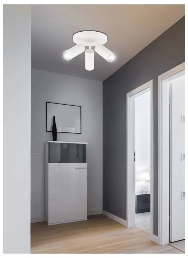 Biała metalowa lampa sufitowa Colly – Candellux Lighting