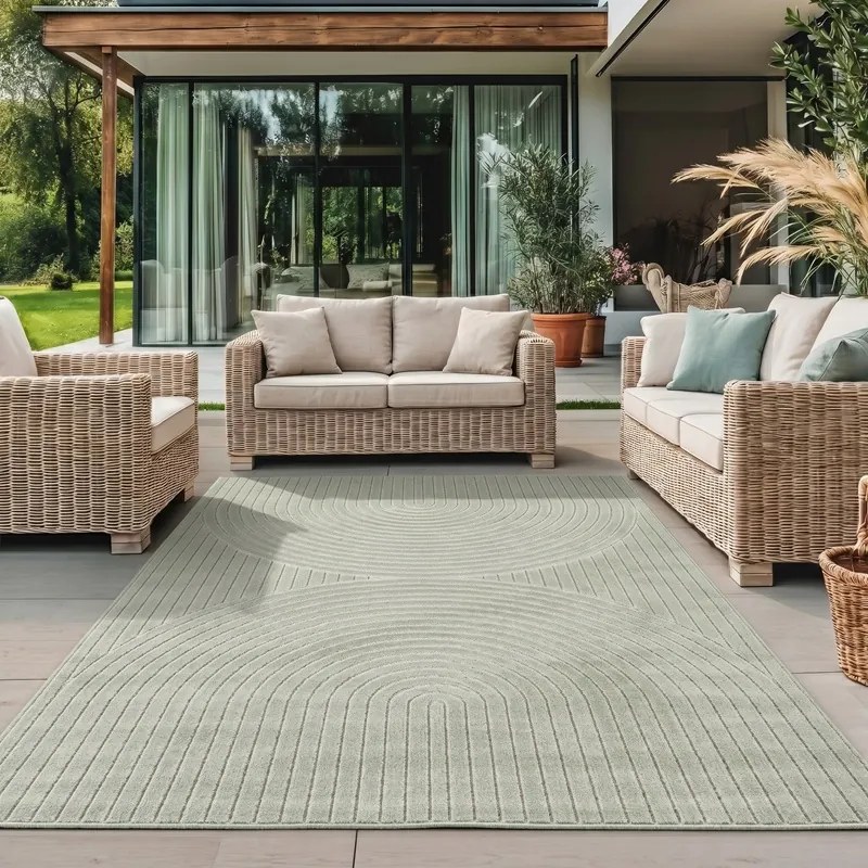 Dywan uniwersalny Nova 3D oliwkowy 120 cm x 170 cm