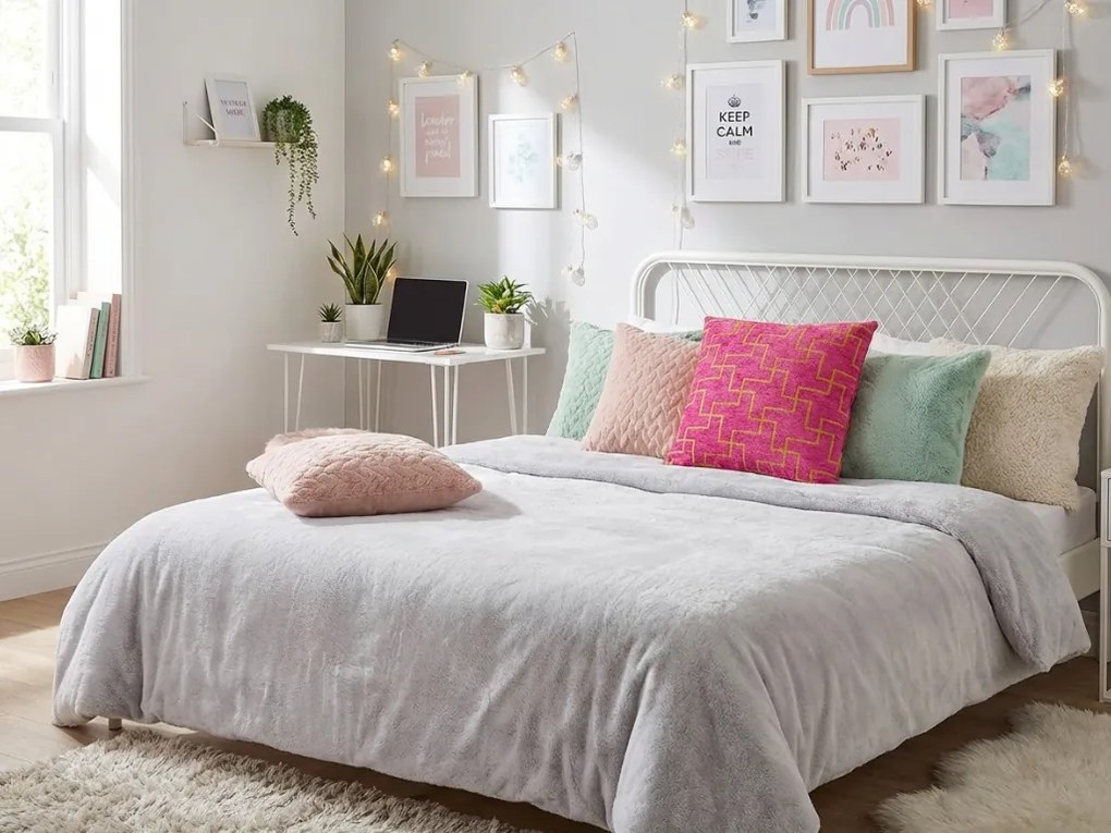 Poszewka na poduszkę XENOS 45x45 cm, różowa