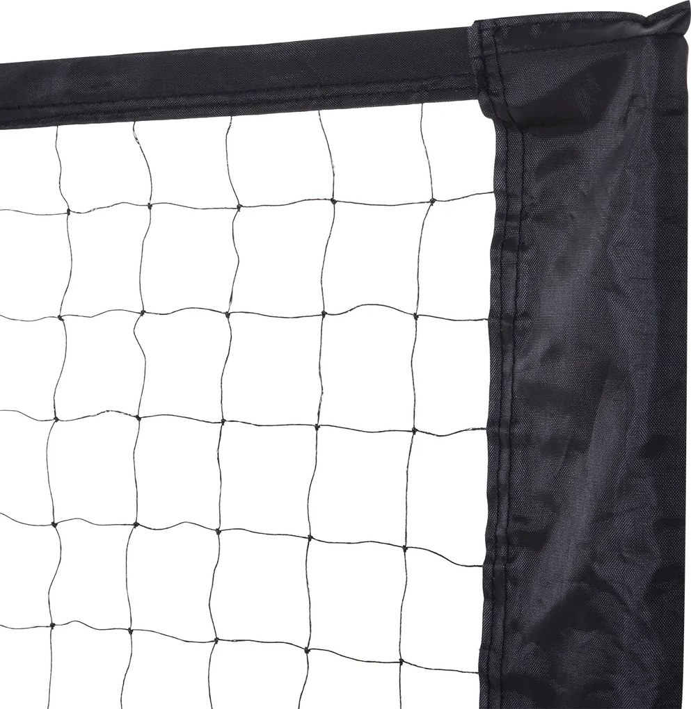HOMCOM siatka do badmintona siatkówki tenisa przenośna 2 wysokości 94 158 cm torba PE 400x60 cm | Aosom PL