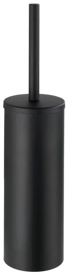 Czarna szczotka do WC ze stali nierdzewnej Wenko Orea