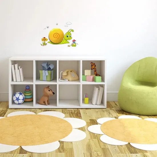 Lampka nocna LED z naklejkami ślimak - 4X N52 T5-T91