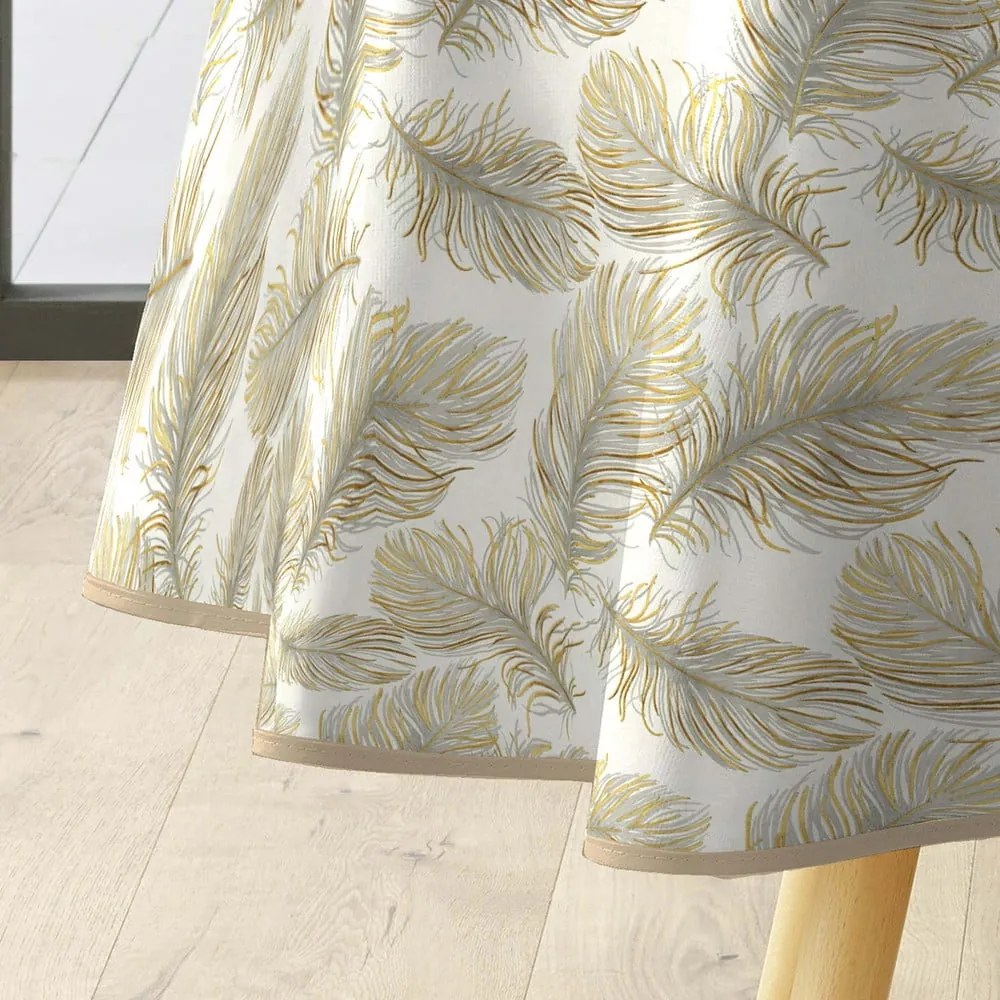 Obrus zmywalny ø 160 cm Plumina – douceur d'intérieur