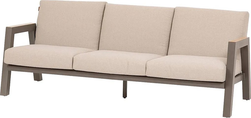 Zestaw aluminiowy HELIOS dla 7 osób (szaro-brązowy)