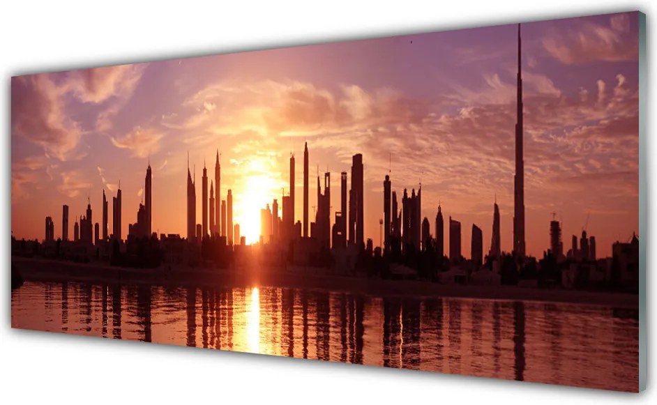 Panel Kuchenny Panorama Nocnego Miasta