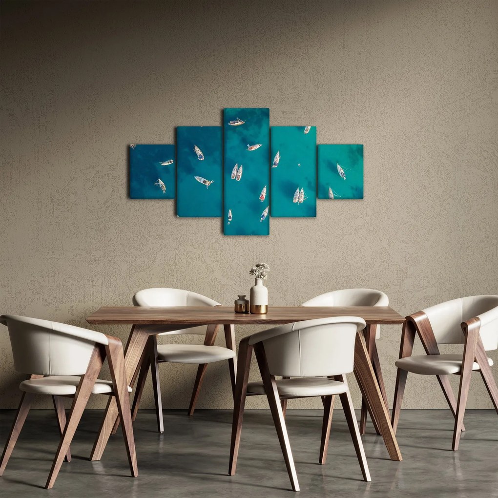 Obraz - Żaglówki (125x70 cm)
